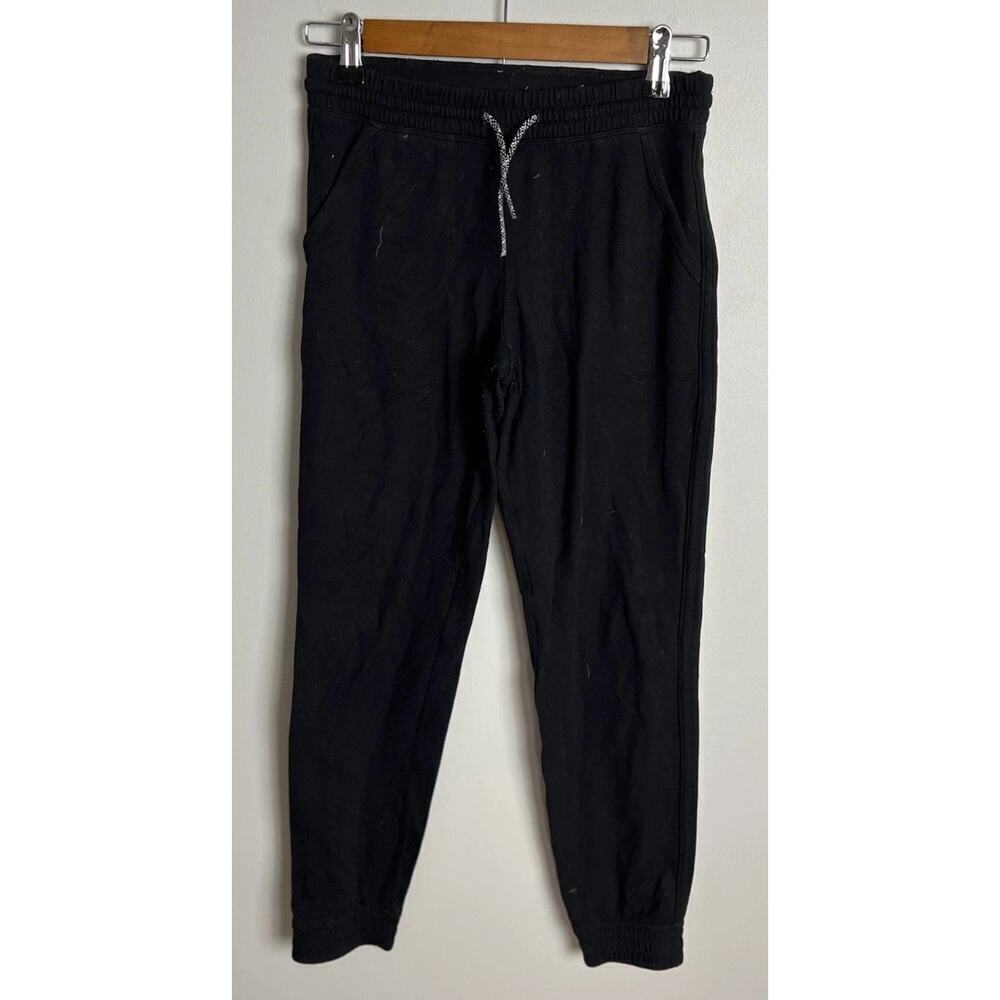 Ivivva by Lululemon Black Joggers Stretch Athletic Pants Size 12 Girl’s Young